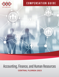 JFS Partners Accounting and Finance Compensation Guide Central Florida FINAL 2023 Cover - Accounting & Finance Recruiters
